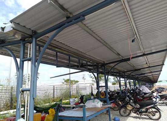 Thi công lắp dựng mái tôn nhà xưởng